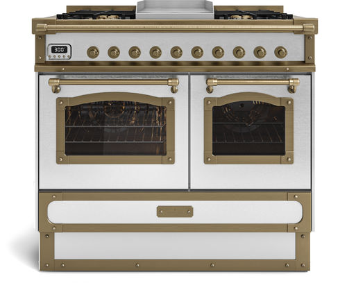 Cuisinière à gaz - RESTART 100 CM - Officine Gullo - électrique / 4 foyers / 6 foyers
