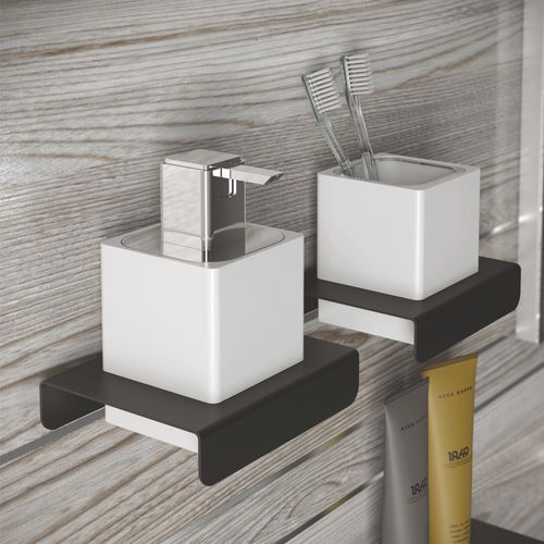 Distributeur de savon professionnel - COMPACT - Etrusca Spa - mural / encastrable / en céramique