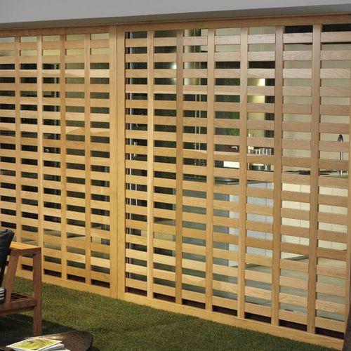 Brise-soleil en bois - isamserramenti - pour façade / coulissant / motorisé