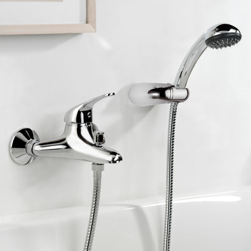 Mitigeur pour baignoire - 230E2 - Rubinetterie Mariani - mural / en métal chromé / 2 trous