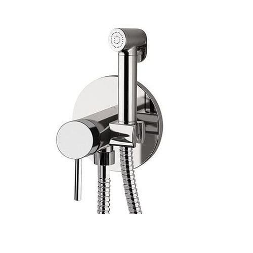 Douchette pour toilette - 185UMW - Rubinetterie Mariani - cylindrique / en laiton chromé / contemporaine
