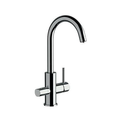 Mitigeur à poser - 560UM - Rubinetterie Mariani - en métal chromé / de cuisine / 1 trou