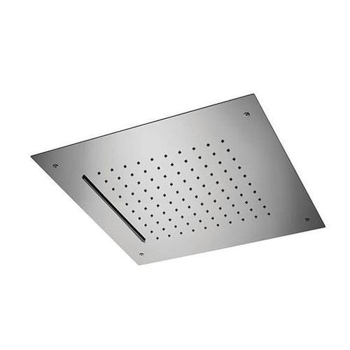 Pommeau de douche encastrable au plafond - SSQ43C - Rubinetterie Mariani - de plafond / carré / pluie