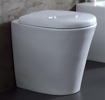 WC à poser - PERLA - Ceramic Vulcano - en céramique / moderne