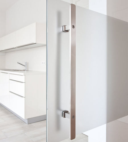 Poignée de tirage de porte - AKZENT R TG.1143 - MWE Edelstahlmanufaktur - en acier inoxydable poli / en acier inoxydable brossé / contemporaine
