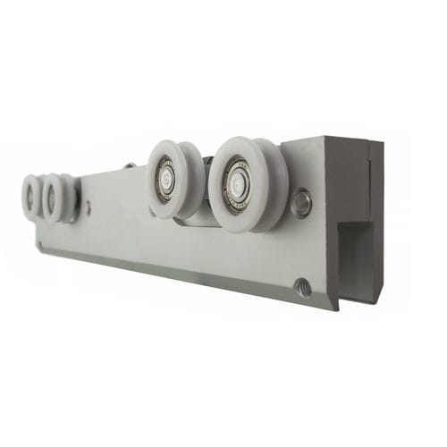 Système coulissant en acier inoxydable - MOVE DD.0065/DD.0100 - MWE Edelstahlmanufaktur - pour porte en verre / pour porte en bois / coureurs cachés
