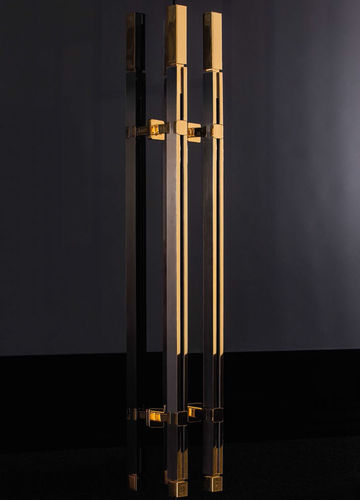Poignée de tirage aspect doré - AZURE - MWE Edelstahlmanufaktur - pour porte en verre / en acier inoxydable poli / contemporaine