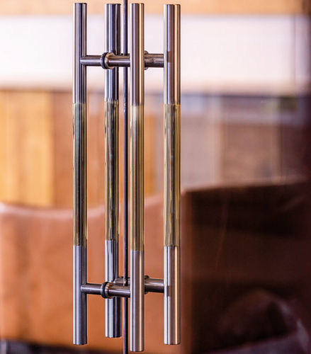 Poignée de tirage pour porte en verre - ANTHEO TG.1531 - MWE Edelstahlmanufaktur - pour porte coulissante / en inox / en laiton