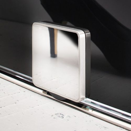 Système coulissant en acier inoxydable - TERRA AKZENT ST.1064.TA - MWE Edelstahlmanufaktur - pour porte en verre