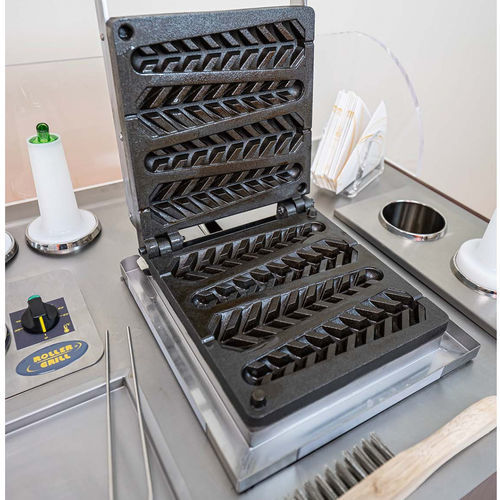Gaufrier professionnel - GES23 Roller Grill - CREPES DE France - électrique / à sucette / simple