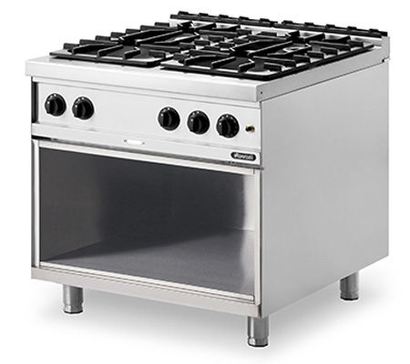 Cuisinière à gaz - NGTR 4-90 GR / NGTR 8-90 GR / NGTR 12-90 GR - Nayati Europe - professionnelle / en inox