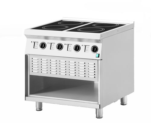 Cuisinière à induction - NEIC 4-75 MR / NEIC 8-75 MR - Nayati Europe - professionnelle / en inox