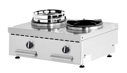 Table de cuisson à gaz - NGWT 7-55/SN - Nayati Europe - professionnelle / 2 foyers / à poser