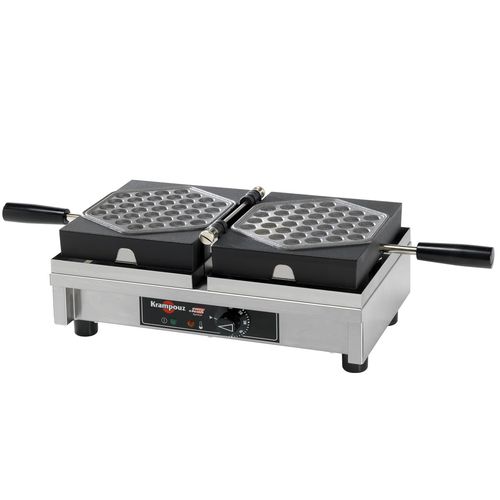 Gaufrier professionnel - WECAUA - KRAMPOUZ - électrique / à bulles / simple