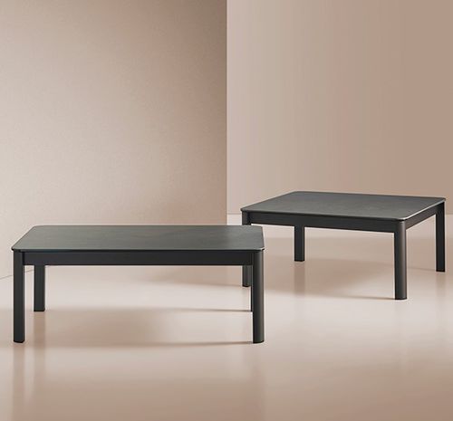 Table basse contemporaine - PEPPER - MOBLIBERICA - en céramique / avec piètement en métal / rectangulaire