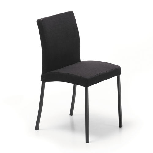 Chaise contemporaine - NAOMI - MOBLIBERICA - d'intérieur / en tissu / avec piètement en métal