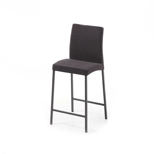 Chaise de bar contemporaine - NAOMI  - MOBLIBERICA - d'intérieur / en tissu / avec piètement en métal