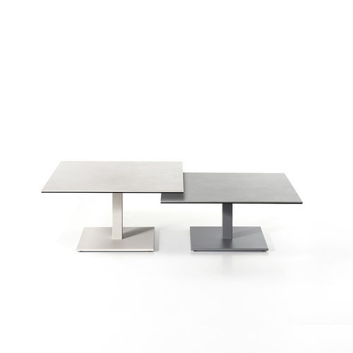 Table basse contemporaine - DADO - MOBLIBERICA - en céramique / avec piètement en métal / rectangulaire