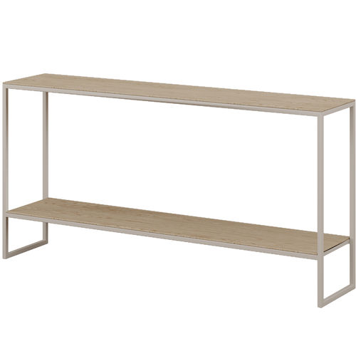 Console contemporaine - TERRA - MOBLIBERICA - en bois / avec piètement en métal / rectangulaire