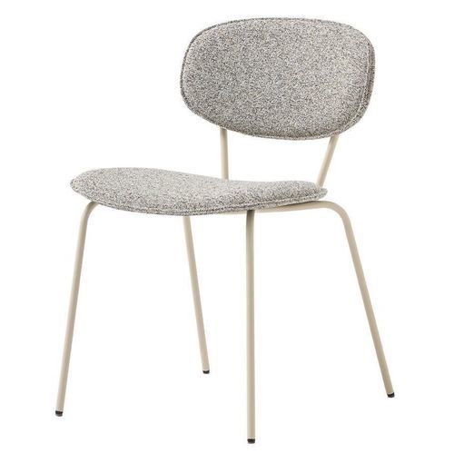 Chaise de salle à manger moderne - SILUETA - MOBLIBERICA - d'intérieur / en polypropylène / en métal