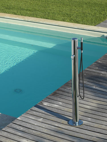 Douche de jardin de piscine - SPRING POOL: COL90 - Fontealta - en acier inoxydable