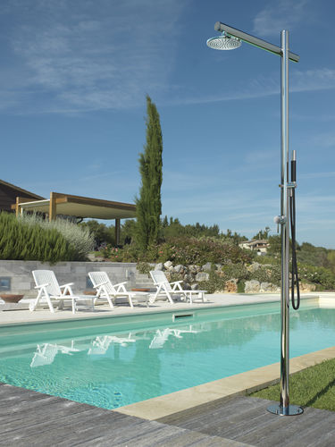 Douche de jardin de piscine - ONDA SHOWER: D50.ME - Fontealta - en acier inoxydable