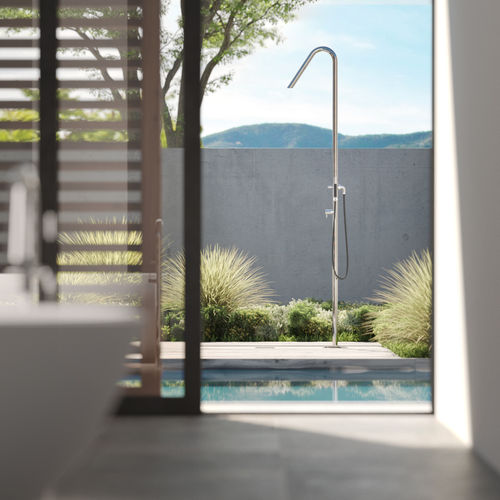 Douche d'extérieur en acier inoxydable - TWIGGY SHOWER: CS40.ME - Fontealta