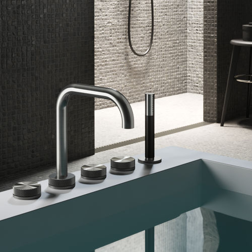 Set de baignoire en inox - BOSS : W5B.CD - Fontealta - monté sur plage / contemporain / 5 trous