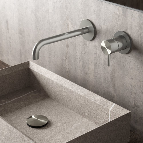 Mitigeur de vasque - TWIGGY : W2MP.2.Y - Fontealta - mural / à encastrer / en acier inoxydable 316L