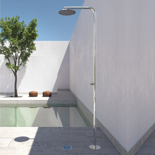 Douche d'extérieur de piscine - CLASSY SHOWER: C40.M - Fontealta - en acier inoxydable / résidentielle
