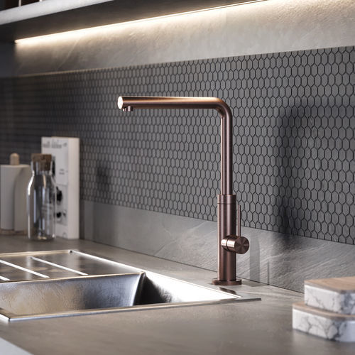 Mitigeur à poser - K35.L - Fontealta - en acier inoxydable 316L / de cuisine / 1 trou