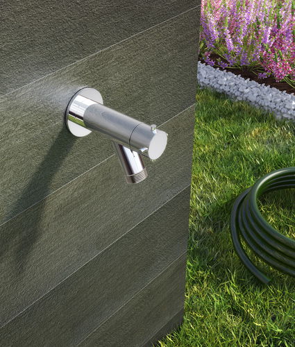 Robinet pour fontaine - SPRING : W10.HB.L - Fontealta - mural / en acier inoxydable 316L / de jardin