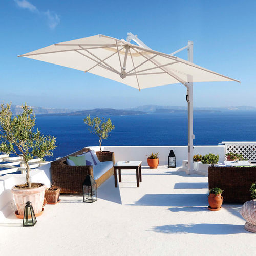 Parasol carré - Galileo StarWhite - Scolaro - rectangulaire / déporté / orientable