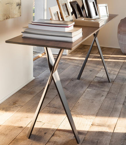 Console contemporaine - PROPELLER - Ghekiere Industries - en acier inoxydable / en céramique / avec piètement en acier inoxydable