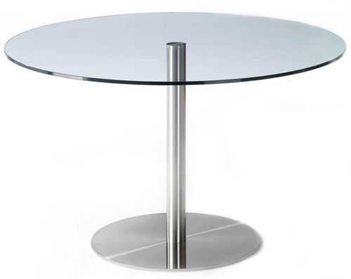 Table contemporaine - RVS - Lourens Fisher - en acier / ovale
