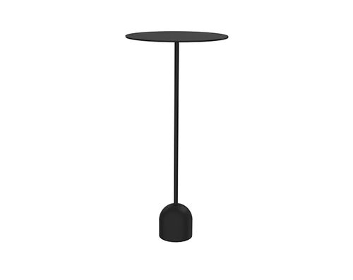 Table mange-debout contemporaine - TRIPLE - Lourens Fisher - en bois massif / ronde / résidentielle