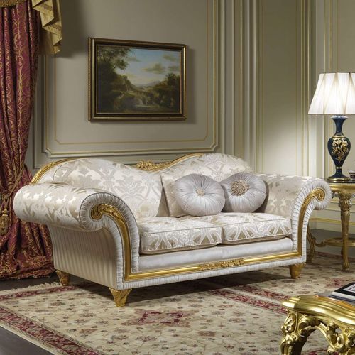Canapé de style - Excelsior - VIMERCATI MEDA LUXURY CLASSIC FURNITURE - en tissu / avec accoudoirs / à coussins