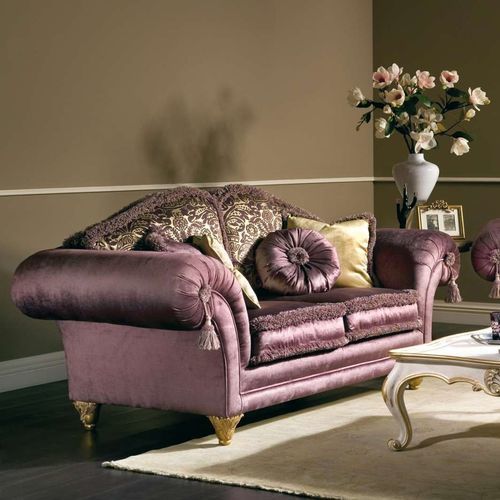 Canapé de style - Majestic - VIMERCATI MEDA LUXURY CLASSIC FURNITURE - de salon / en tissu / avec accoudoirs