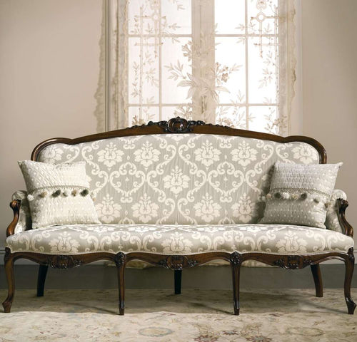 Canapé de style - CARLOTTA - VIMERCATI MEDA LUXURY CLASSIC FURNITURE - en tissu / avec accoudoirs / à coussins