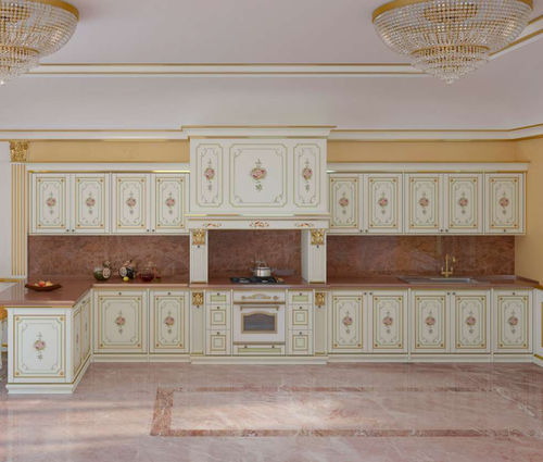 Cuisine de style - Veruska - VIMERCATI MEDA LUXURY CLASSIC FURNITURE - en bois / en marbre / de grande taille