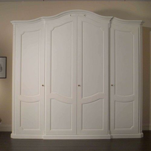Armoire de style - 18th century - VIMERCATI MEDA LUXURY CLASSIC FURNITURE - en bois / à portes battantes / blanche