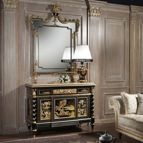 Buffet de style - art. 2095 - VIMERCATI MEDA LUXURY CLASSIC FURNITURE - en bois laqué / avec tiroirs / 4 pieds