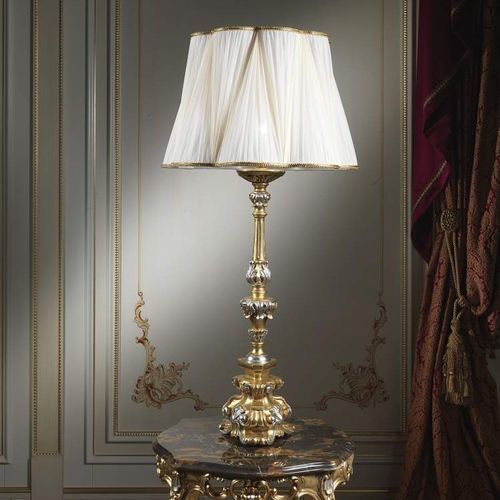 Lampe de table - VIMERCATI MEDA LUXURY CLASSIC FURNITURE - feuille d'or / de style / sans fil