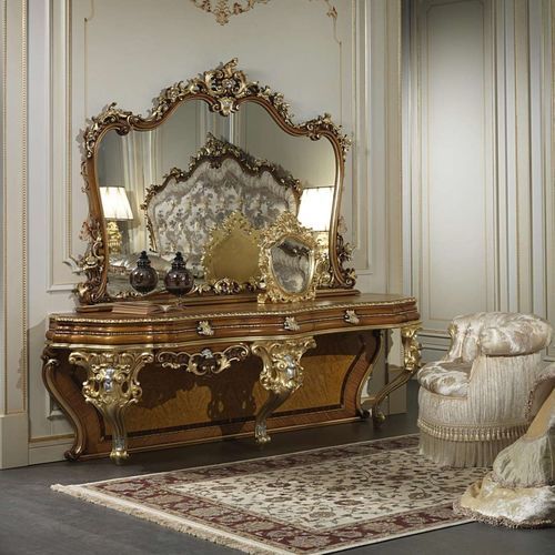 Miroir à poser - art. 2013 - VIMERCATI MEDA LUXURY CLASSIC FURNITURE - de style / doré / vertical