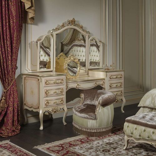 Coiffeuse de style - Louvre 943 - VIMERCATI MEDA LUXURY CLASSIC FURNITURE - en bois / monoplace