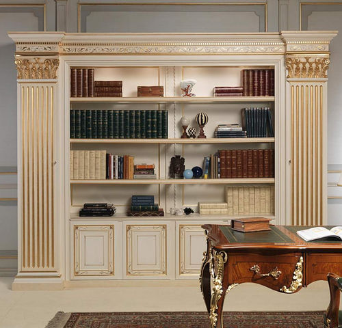 Bibliothèque haute - VIMERCATI MEDA LUXURY CLASSIC FURNITURE - de style / en bois / avec rangement