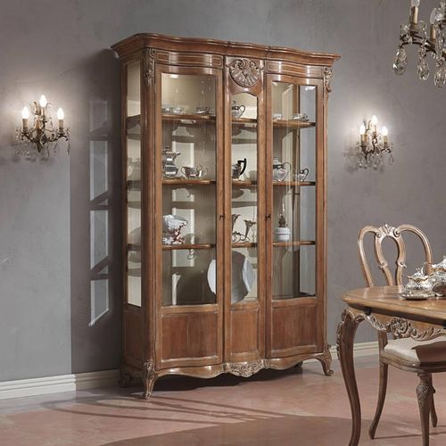 Vaisselier de style - PARIS - VIMERCATI MEDA LUXURY CLASSIC FURNITURE - en bois / en verre