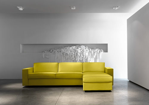 Canapé d'angle - BANG - noctis - contemporain / en tissu / jaune