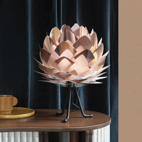 Lampe de table - SILVIA  - VITA copenhagen - en laiton brossé / en polycarbonate / en polypropylène