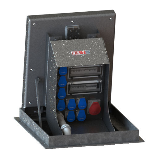 Borne de distribution électrique - BRI-A - DBT - escamotable / automatique / en acier galvanisé